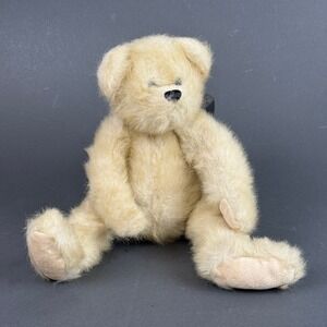 Argyle Teddy Bear Toy Cream Plush Stuffed Animal 2009 15 Inch